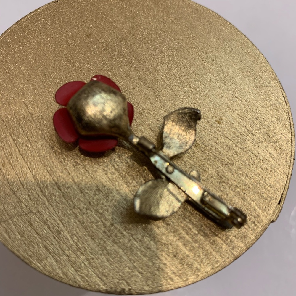 Vintage Enchanted Rose Pin. - Picture 6 of 7